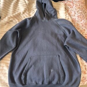 Pull&Bear Slate Blue Hoodie
